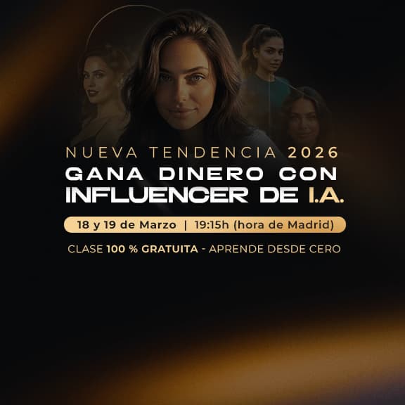 Crea tu Influencer de IA que trabaja para ti y genera ingresos desde casa